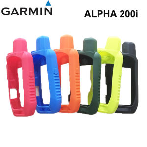 ซิลิโคนป้องกันกรณี + ป้องกันหน้าจอฟิล์มสําหรับ Garmin Alpha 200i 200 Garmin ALPHA 300i 300 อุปกรณ์เสริม GPS มือถือ