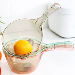 Gayung Plastik Transparan Serbaguna / Gayung Toilet Mandi Estetik