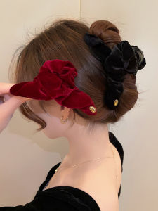 Kẹp Tóc Nhung Lụa Mùa Thu Đông Dành Cho Nữ Kẹp Tóc Đuôi Cá Thời Trang Mới Kẹp Tóc Sau Đầu Phụ Kiện Tóc Kẹp Tóc Nhung Lụa