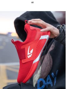 New 2025 Mens Sports Casual Shoes Breathable Fly Weave Work Shoes Fashionable Anti Crush And Piercing Construction Site Work Boots