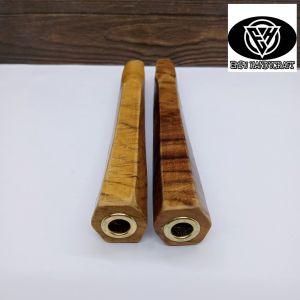 once pipa Sedotan kayu tengsek Sulaiman model segi enam B22