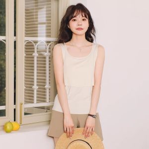 MIDULI | Áo Camisole Cho Con Bú Mùa Hè Mỏng Nhẹ