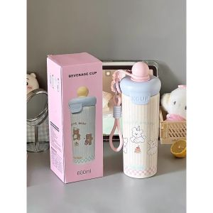 Cốc Đựng Súp Sáng Giữ Nhiệt Cốc Đựng Sữa Đậu Nành Di Động Cốc Đựng Súp Sáng Cho Phụ Nữ Cốc Đựng Súp Sáng Bằng Thép Không Gỉ