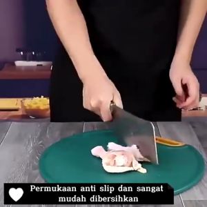 Talenan Bulat Anti Jamur 2in1: Alas Tatakan Pemotong Buah & Sayuran