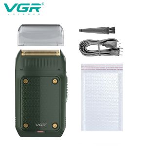 VGR | Máy Cạo Râu Điện Chuyên Nghiệp VGR Dành Cho Nam Máy Cạo Râu Mini Cầm Tay Có Thể Sạc Lại Máy Cạo Râu Mini V-353 Lưỡi Dao Đơn Bằng Thép Không Gỉ Cạo Râu Ướt/khô