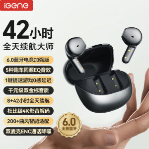 JiYin C5 Bluetooth Wireless Earphones Half-In-Ear Music Gaming Noise Reduction Super Long Battery Life New Upgrade 2026
