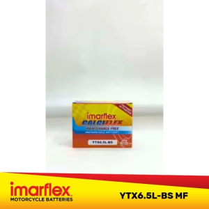 Maintenance Free Motorcycle Battery for Motoposh Pinoy 155 - Imarflex Calciflex YTX6.5L-BS