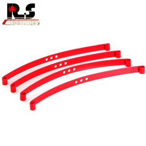 RED SPIDER Tấm Thép Lò Xo Siêu Mềm Z-S0570 Dành Cho Xe Địa Hình Mô Phỏng 1/10 RC4WD TF2 - Phần Trục Kim Loại Màu Đỏ