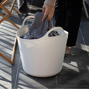 Japanese Imported Inomata Dirty Clothes Basket Home Use Plastic Laundry Storage Tub for Toilet Miscellaneous Goods Organizer