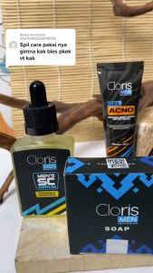 Paket Acne Series - Clorismen Perawatan Wajah Pria Berjerawat & Jerawat Bopeng