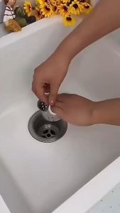 ถุงผ้าตาข่าย สำหรับกรองเศษอาหารจากท่อระบายน้ำอ่างล้างจาน แบบใช้แล้วทิ้ง จำนวน 100 ชิ้น/ แพ็ค(3แพ็ค/5แพ็ค)