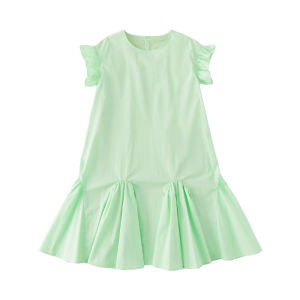 KECHU | New Summer Girls Cotton Ruffled A-line Dress