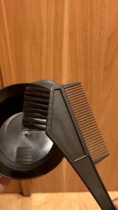 Mangkuk cat | mangkuk semir rambut + Sisir - Alat Salon Rambut