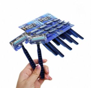 (ISI 12 PCS) Razor Mister Cukur 3 Mata Pisau Alat Cukuran Kumis Jenggot