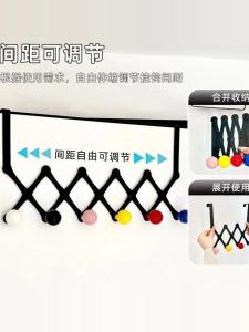 Luxury Door Back Hook No Punching Clothes Hanger Retractable Bedroom Storage Rack for Hanging Clothes And Organizing