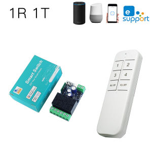 WenQia Ewelink Switch WiFi RF Wireless Remote Control SwitchDC 7V 12V 24V 48V 2 Channel RelayTiming Modulework with Alexa
