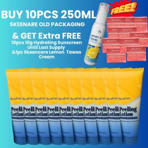 Skeencare Peeling Lotion Extra Strength - Buy Bundle of 10pcs Get Free Hydrating Sunscreen