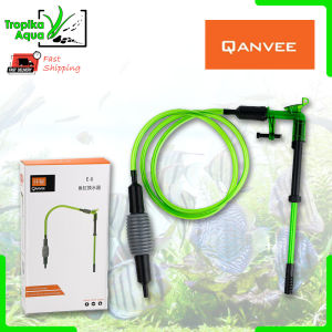 QANVEE Vacuum Gravel Cleaner E-3 E-6 E3 E6 - aquarium water exchanger sand pasir cleaner