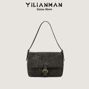 Elegant French Vintage Underarm Bag Large Capacity Soft Leather Single Shoulder Crossbody Bag for Women Fashionable Versatile