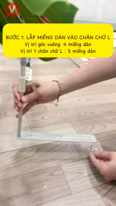 Miếng dán thanh chắn giường cho bé chịu tải 20KG miếng dán cường lực không khoan đục - HOANA