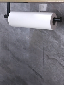 Stainless Steel Adhesive Paper Towel Wipe Hanging Rack Wipes Roll Kitchen Dispenser Cabinet Storage Bathroom Accessories