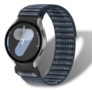 Nylon Strap for Samsung Galaxy Watch Ultra 47mm Women Men Galaxy Watch 7/FE/6/5/4 40mm 44mm/6 Classic 47mm 43mm/5 Pro 45mm/4 Classic 46mm 42mm One-Click Sport Band