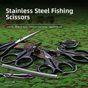 PATGEAR | Fishing Line Stainless Multi-functional Plier Scissors
