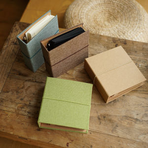 Handmade Fabric DIY Album Portable Foldable Glue Type Photo Album Graduation Memorial Book for Students And Kindergarten