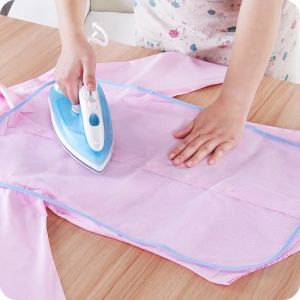 1PC Heat Resistant Ironing Sewing Mesh Cloth Protective Insulation Pad Home Ironing Board Mat Anti-scalding Tools Random Color