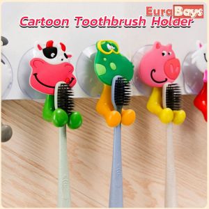 E.B. Cute Cartoon Animal Bathroom Plastic Toothbrush Holder