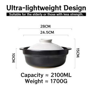 OMK Japanese Style Casserole Set With Cover Ceramic Pot Tableware Casserole Set With Cover Casserole Set Corningware