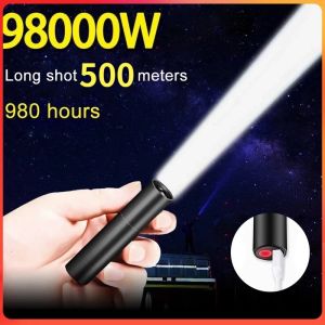 Senter Mini Super Terang Rechargeable Portabel Senter Led Usb