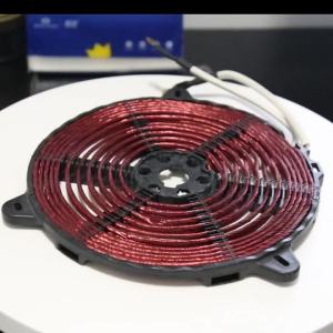 T28 2200W 188mm heat coilenamelled copper wire induction heating coil panel induction cooker accessory
