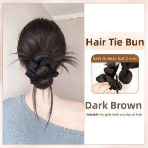 JUZITING | Fluffy Synthetic Bun Hairpiece Chignon