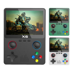 【New Arrival】X6 Mini Game Console 3.5 Inch IPS Screen Portable Game Console 2000mAh Support Handle Connection Children Gifts