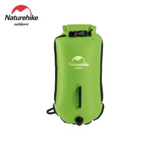 Naturehike Waterproof Dry PVC Life Buoy Inflatable - Orange and Pink - Beach Scene
