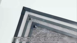 MISN Upgrade Magnetic Window Screen Widened Frame DIY Self-Adhesive Window Screen Net Anti Mosquito Screen Net