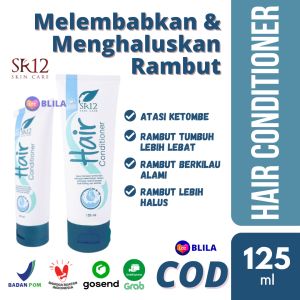 SR12 Hair Conditioner 125ml Perfume & Non Perfume Melembabkan Melembutkan Menutri Rambut BPOM