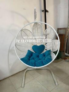 Ghế Xích đu cánh hoa thư giãn decor giá rẻ