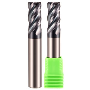 High Efficiency R Corner Ball Nose Tungsten Carbide Milling Cutter