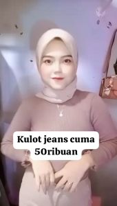 Kulot Jumbo Highwaist Wanita Snow Jeans Jumbo Tebal Premium Big Size 31-34