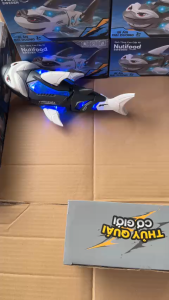 Đồ Chơi Thông Minh cá mập Baby Shark Di Chuyển Tự Động Có Thể Đóng Mở Miệng Vẫy Đuôi