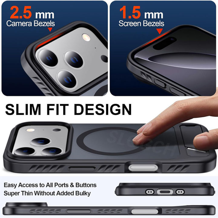 Invisible%20Stand%20Magnetic%20Phone%20Case%20For%20iPhone%2017%2016%2015%2014%2013%2012%20Pro%20Max%20For%20MagSafe%20Translucent%20Hard%20Back%20Cover%20with%20Stand%20For%20iPhone%2017%20Air%2016e%2015%2014%20Plus%20Matte%20Non-slip%20Military%20Shockproof%20Protection%20Casing%20-%20Image%207
