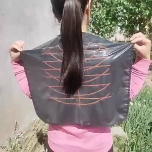 Haircut Shawl Salon Barber Waterproof Hair Dyeing Apron Professional Hair Cape Barber Waterproof Hair Coloring Shawl Cloth Hairdresser Stylist Wrap Durable Non-stick Salon Apron