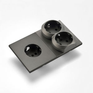 Skin Sensation Integrated Panel Rocker Switch Power Sockets Button Light Switch Skin Feel Paint Embedded Wall Socket Embedded