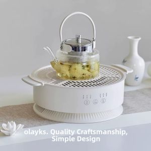 Olayks | Stove Surround Tea Brewing Complete Set Glass Health Kettle