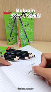 3 Pcs Penciltic Zebra Warna 10 Colour  Pen warna Hitam 0.4 mm Penciltic Fineliner