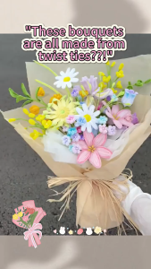 100PCS 8mm Colored Chenille Wires Fluffy Sticks DIY Craft Fuzzy Stems Twist Wire for Kids