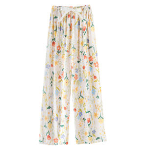 KASIHAN | Summer National Style Cotton Silk Loose Sleep Pants
