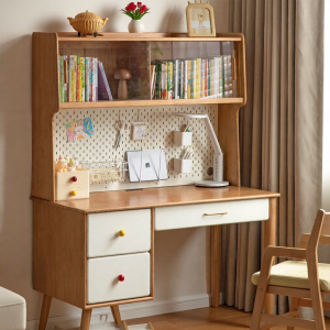 WEISHA | Student Writing Children Study Desk and Bookshelf Integrated